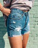 Rock & Roll Ripped Shorts