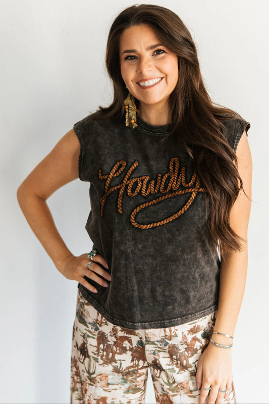 Howdy Vintage Blank Tank
