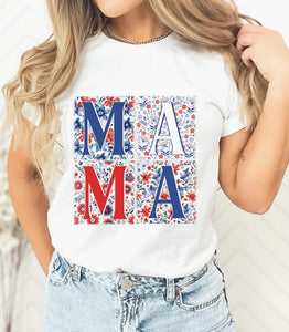 Patriotic Mama Graphic Tee