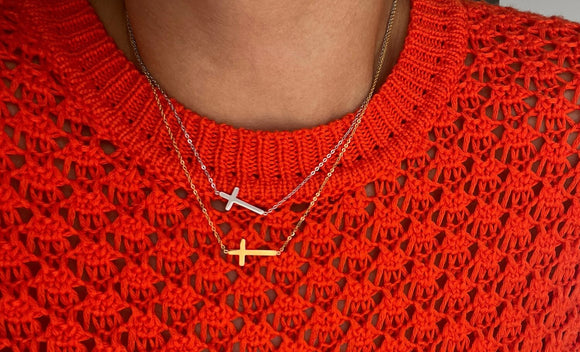 Medium Cross Necklace