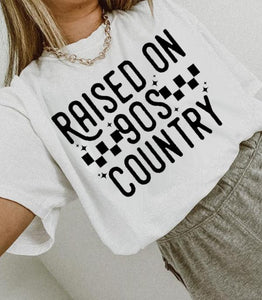 Raised on 90's Country Graphic Tee