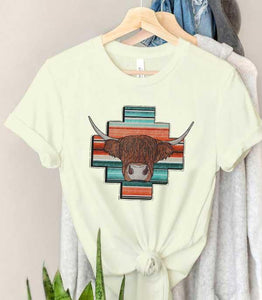 Serape Highland Graphic Tee