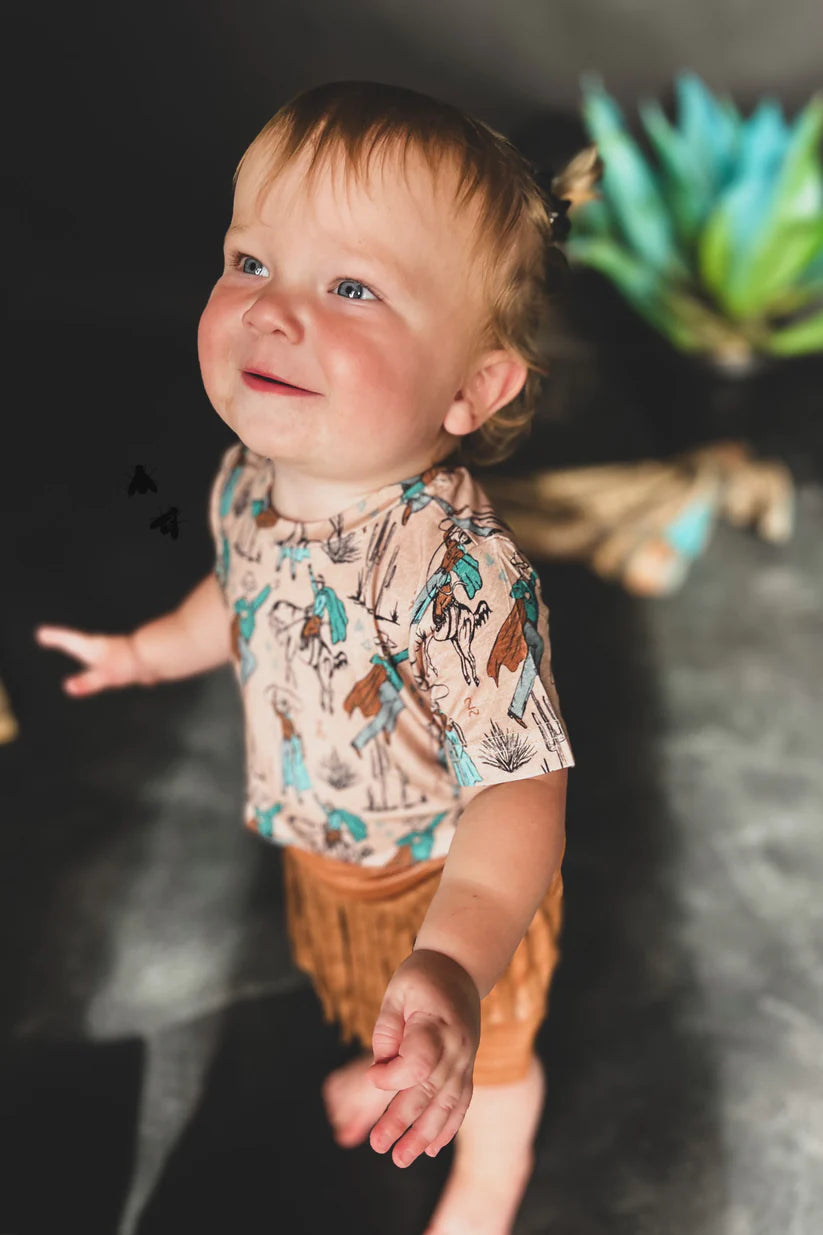 Super Fly Cowboy Guy Kids Tee