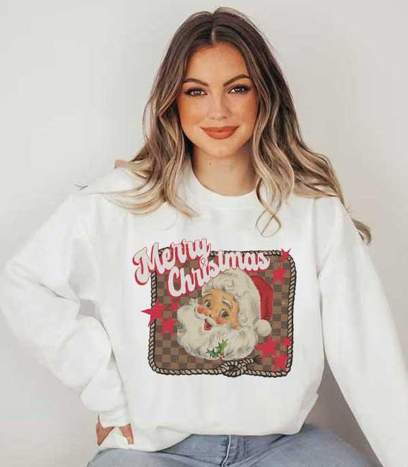 Western Santa Sweatshirt