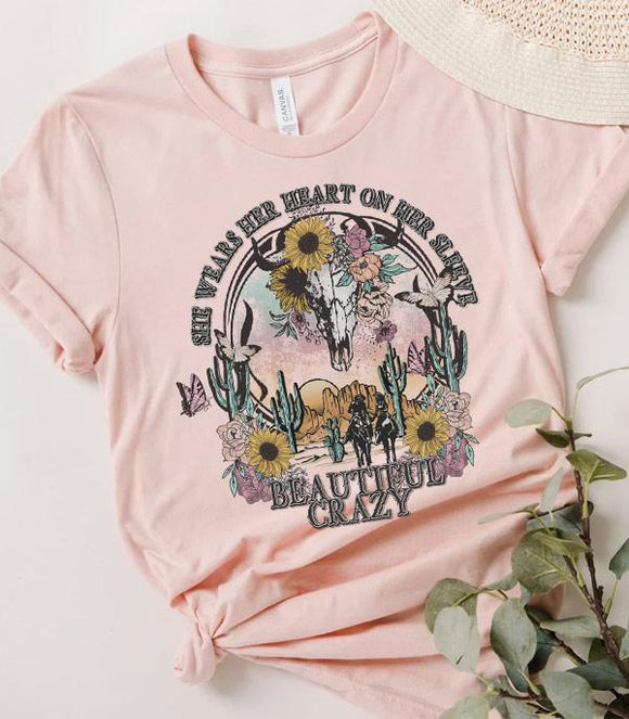 Beautiful Crazy Graphic Tee