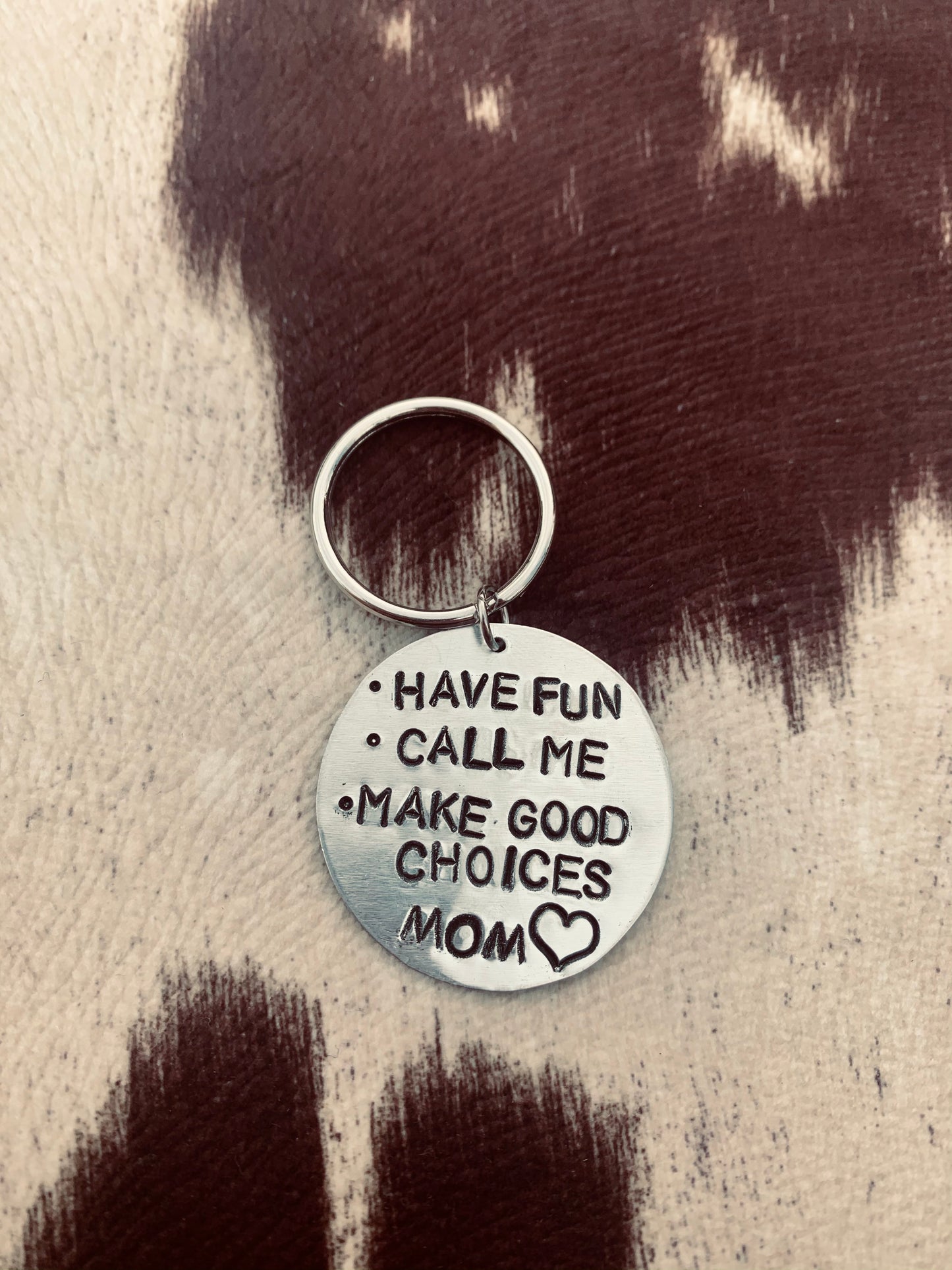 Custom Circle Keychain