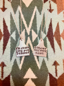 Forever and Ever Amen Necklace Set