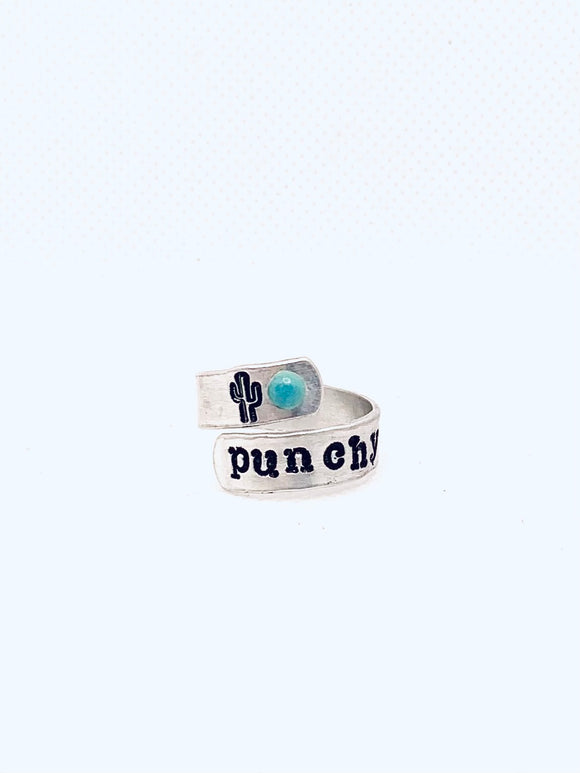 Punchy Twist Ring