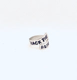 Back the Blue Twist Ring