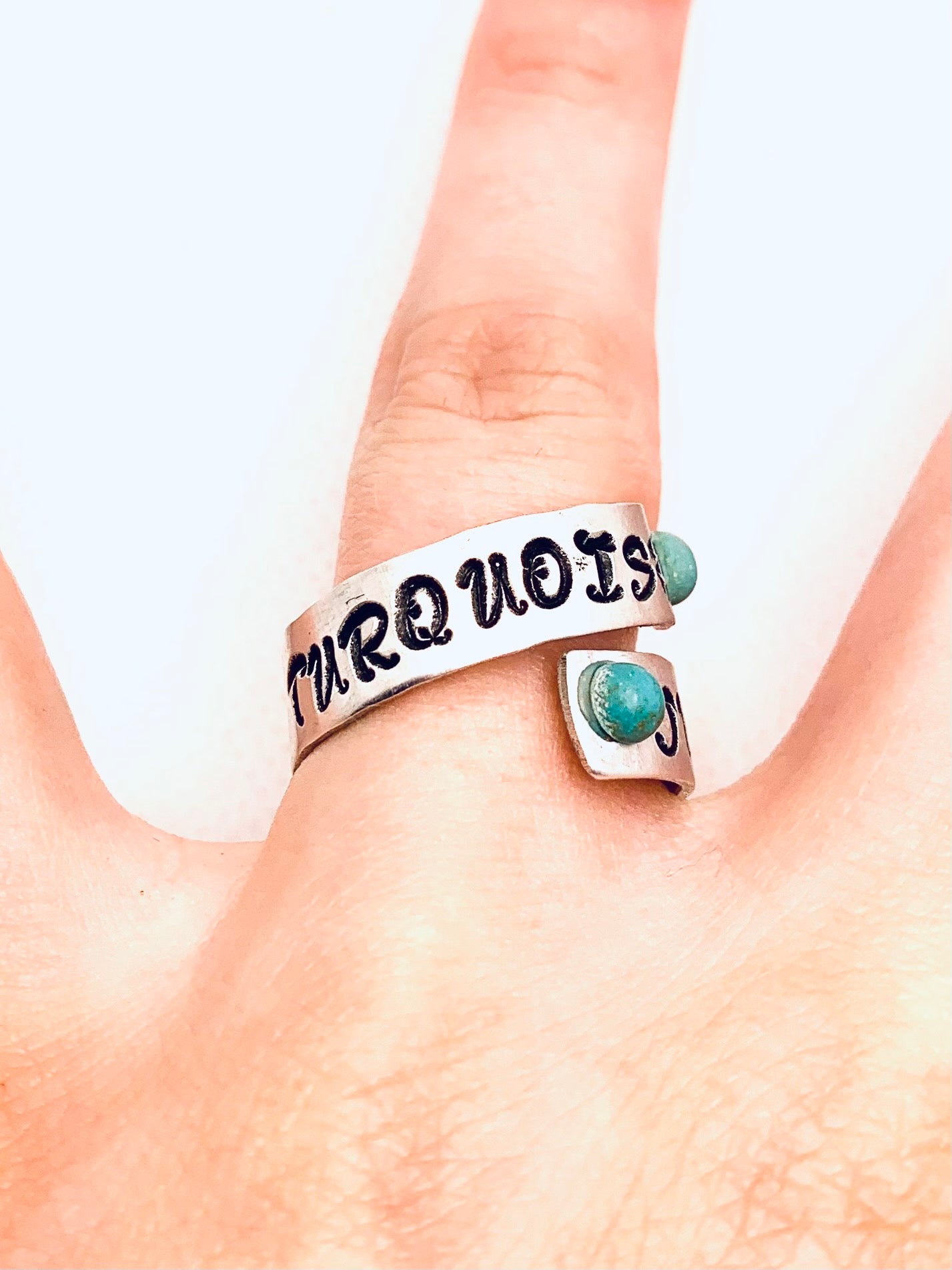 Turquoise Junkie Twist Ring