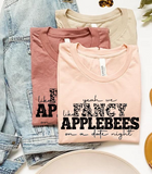 Fancy Like Applebee’s Tan Graphic Tee