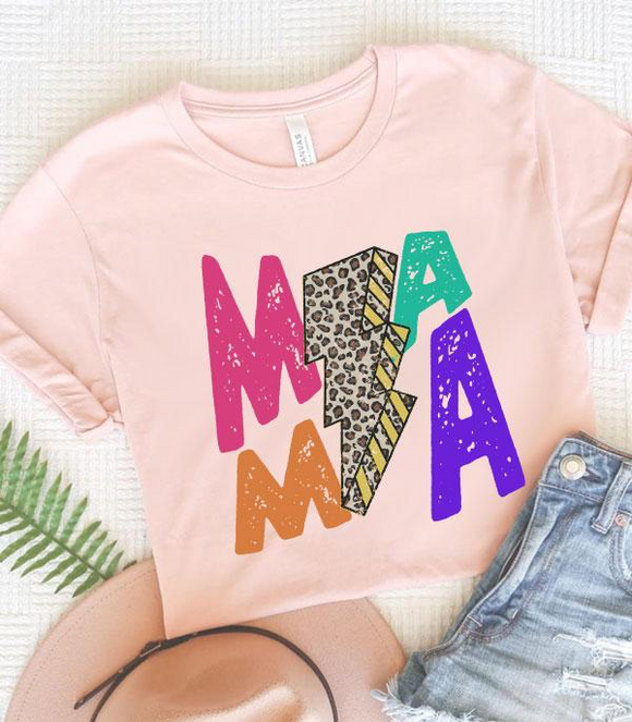 Mama Graphic Tee (pink)