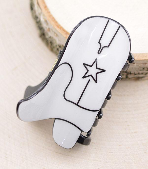 Cowboy Boot Claw Clip