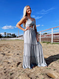 Sage Woven Maxi Dress