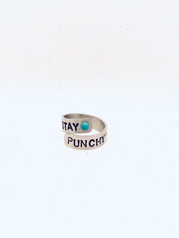 Stay Punchy Twist Ring