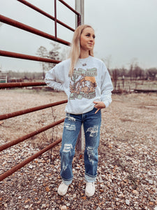 Chase Your Dreams Not Cowboys Sweatshirt