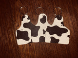 Cowprint Cowtag Keychain