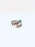 Stay Punchy Twist Ring