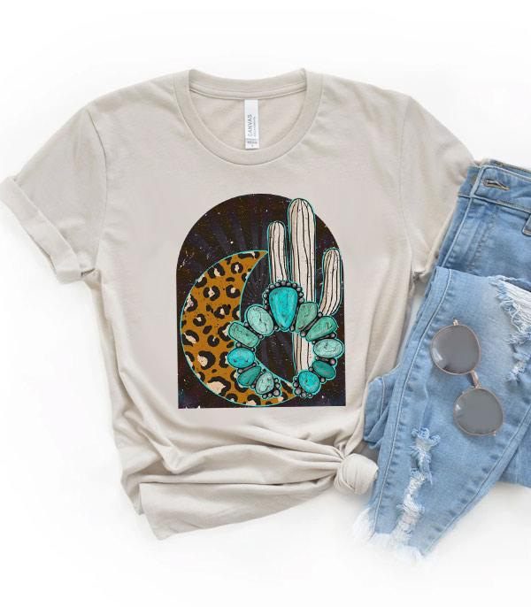 Leopard Moon Graphic Tee