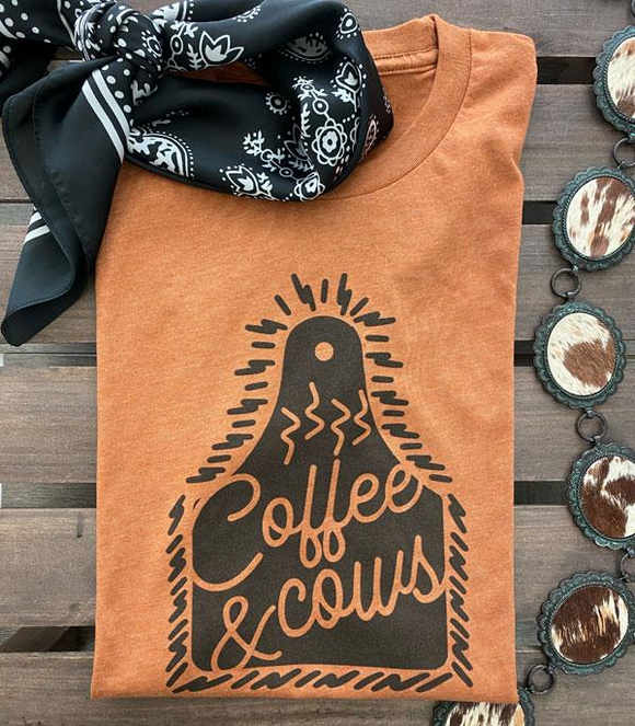 Coffee & Cows Graphic Tee