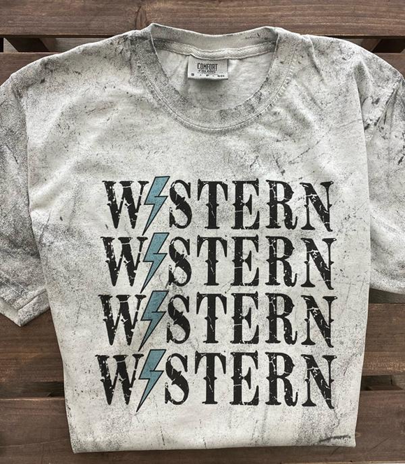 Western Vintage Comfort Colors Graphic Tee