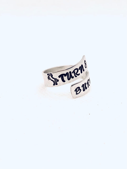 Turn & Burn Twist Ring