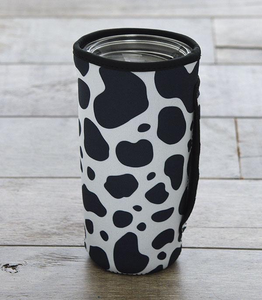 Cowprint Tumbler Koozie