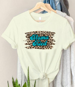 Mama Tried Leopard Graphic Tee