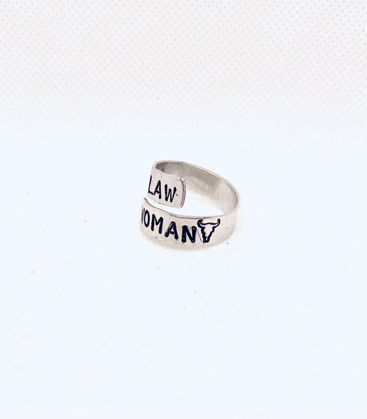 Outlaw Woman Twist Ring