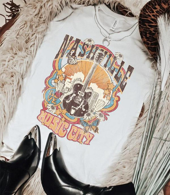 Nashville Vintage Graphic Tee