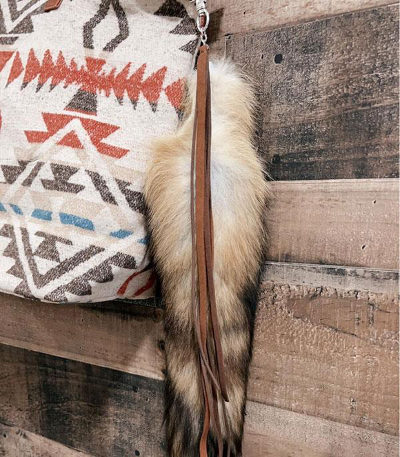 Brown Authentic Fox Tail