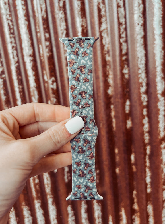 Daisy Cow Apple Watch Band