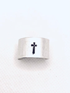 Cross Wide Ring