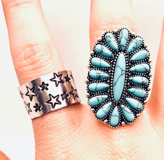 Oh My Stars Wide Ring
