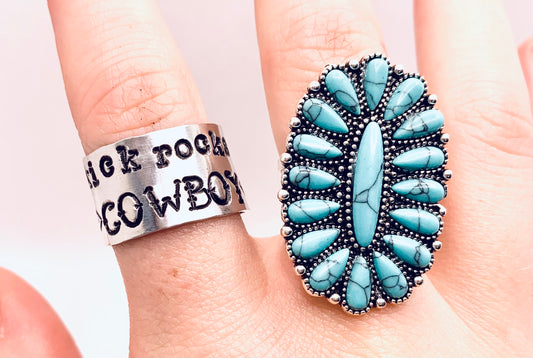 Kick Rocks Cowboy Ring