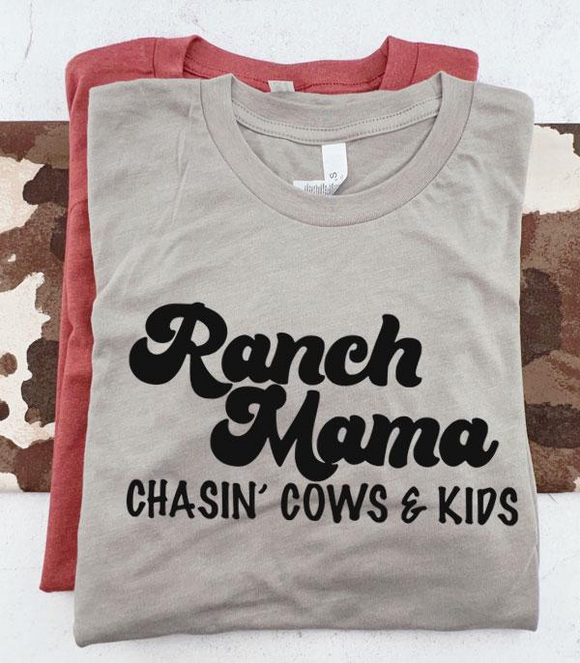 Ranch Mama Graphic Tee (Heather Dust)