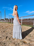 Sage Woven Maxi Dress