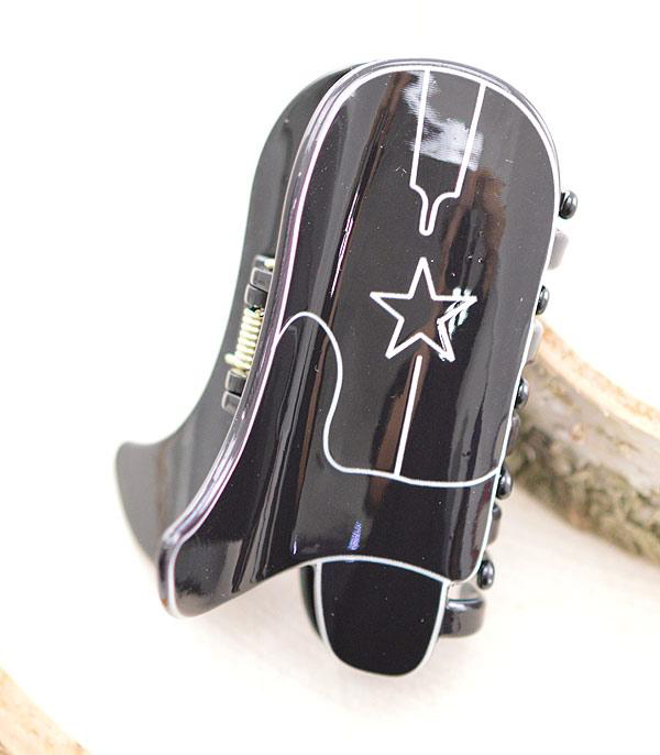 Cowboy Boot Claw Clip