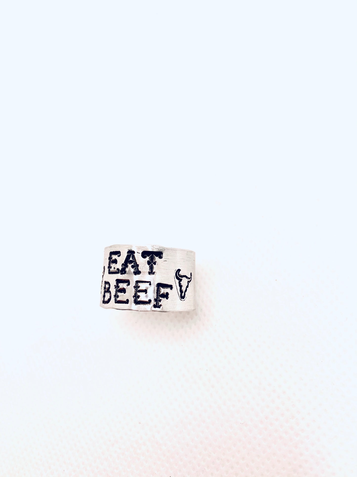 Eat Beef Wide Ring