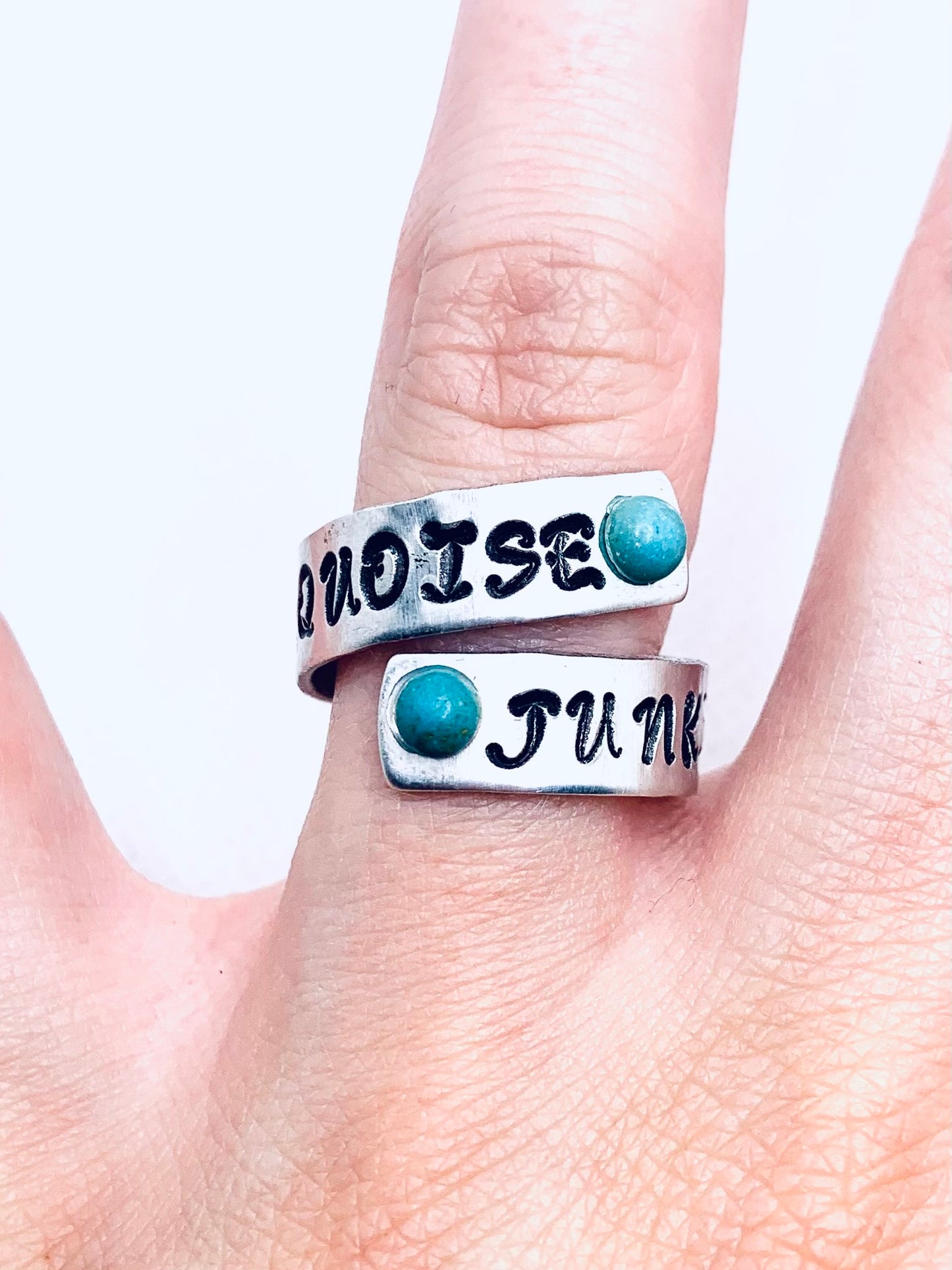 Turquoise Junkie Twist Ring