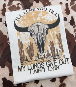 Till My Lungs Give Out Graphic Tee