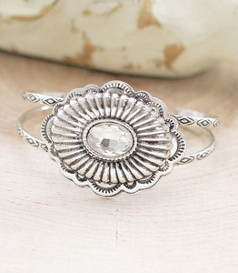 Silver Concho Bracelet