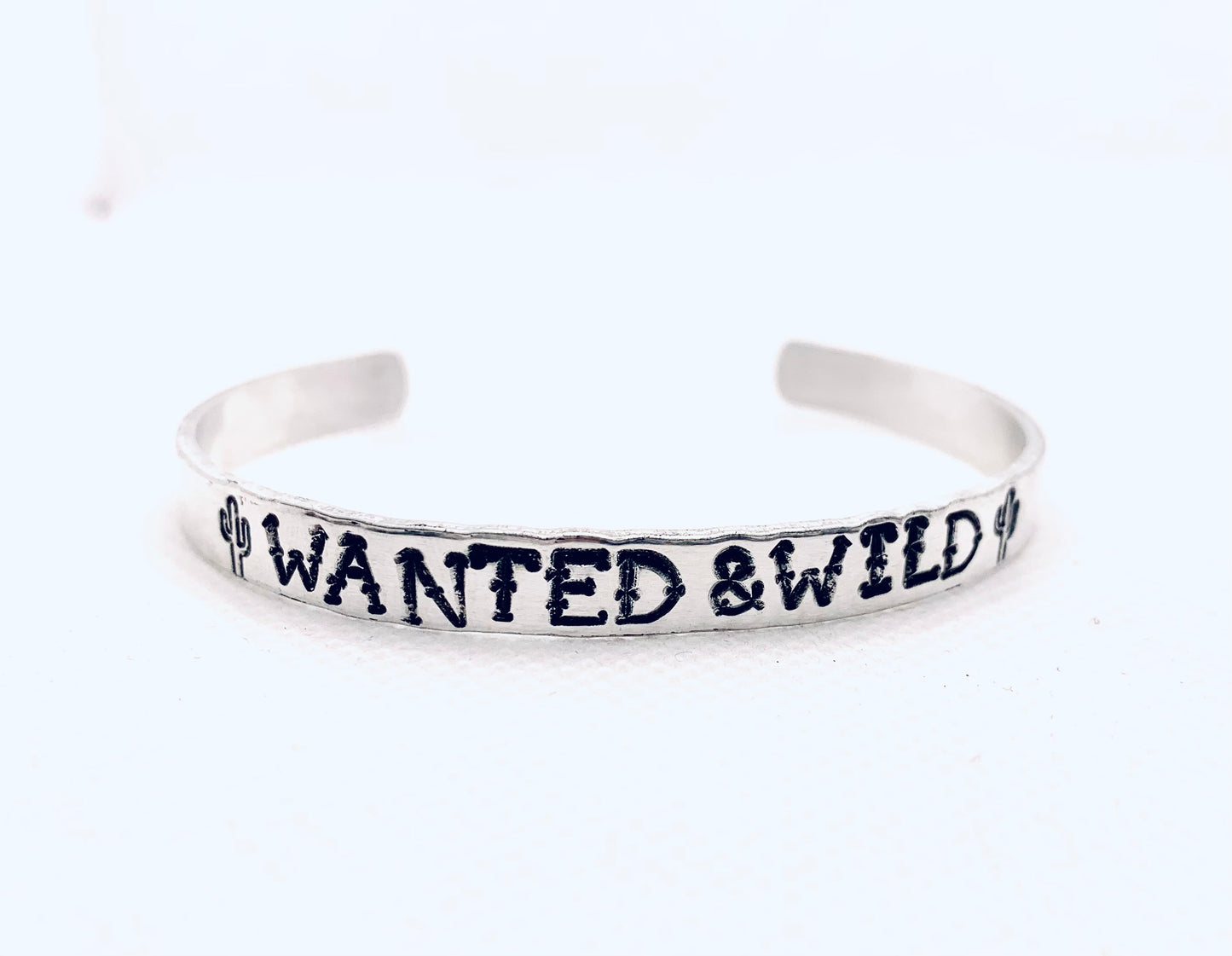 Wanted and Wild Stamped Bracelet