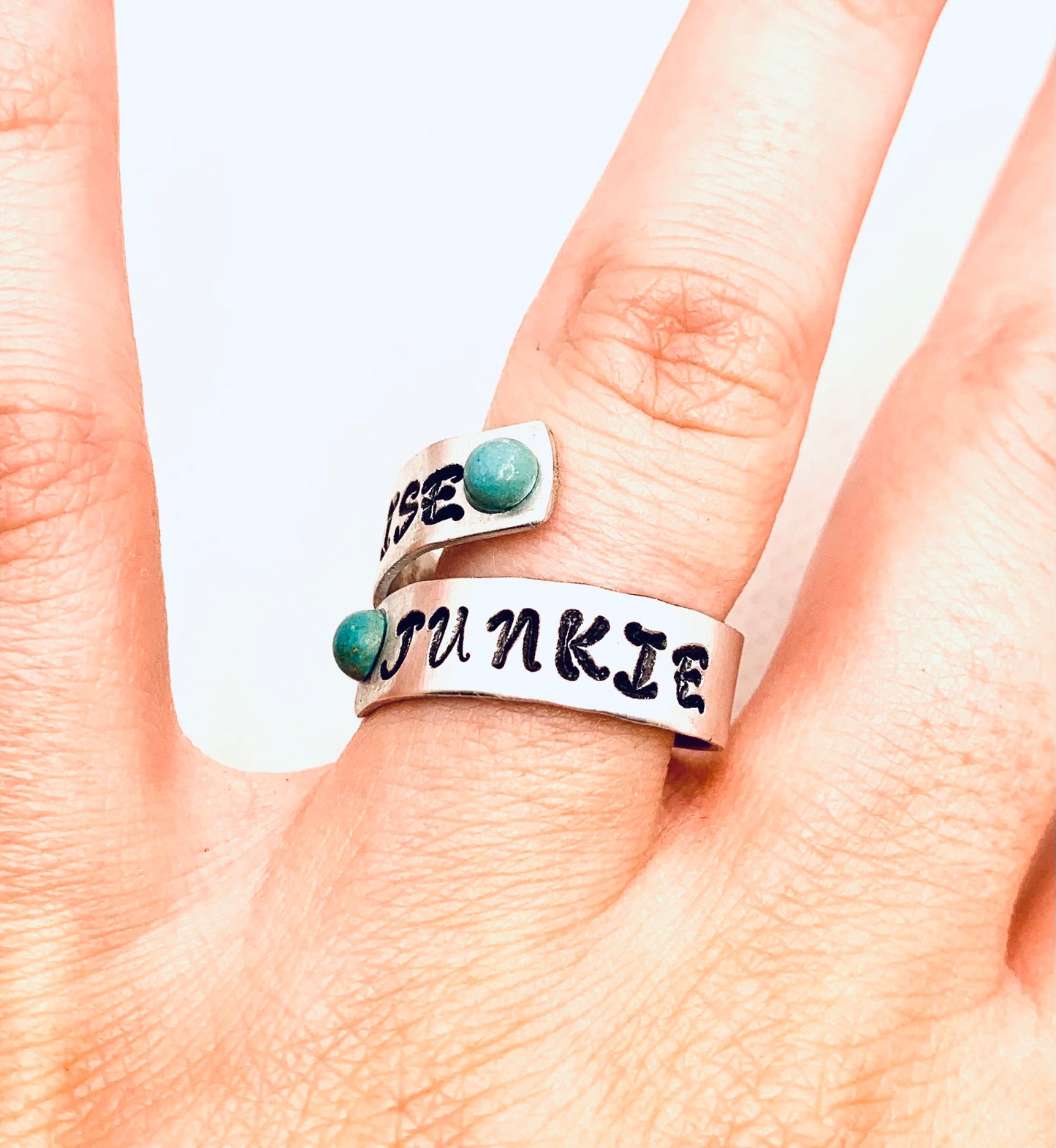 Turquoise Junkie Twist Ring