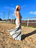 Sage Woven Maxi Dress