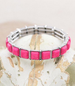 Pink Stretchy Bracelet