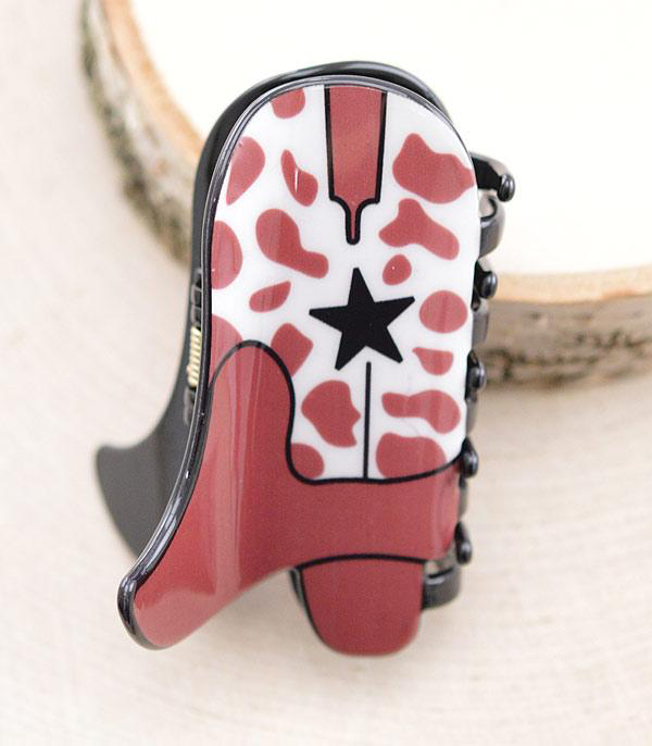 Cowboy Boot Claw Clip