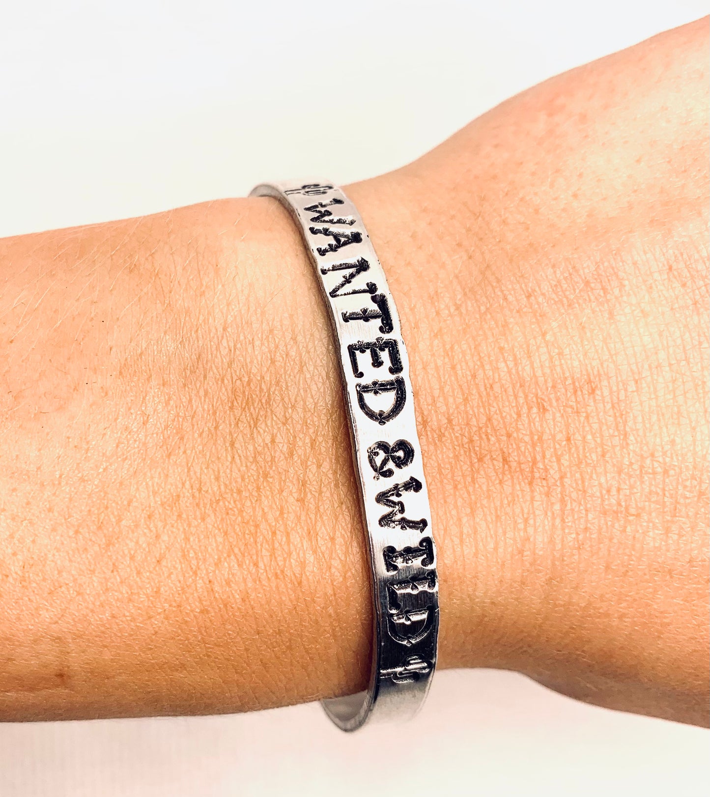 Wanted and Wild Stamped Bracelet