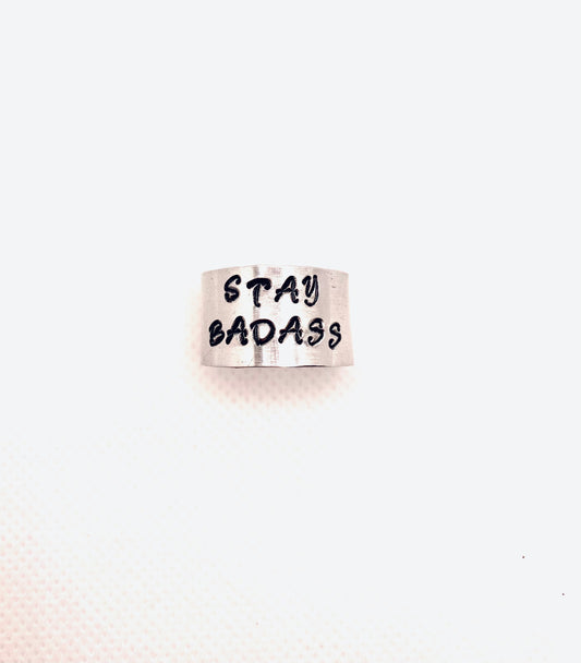 Stay Badass Wide Ring