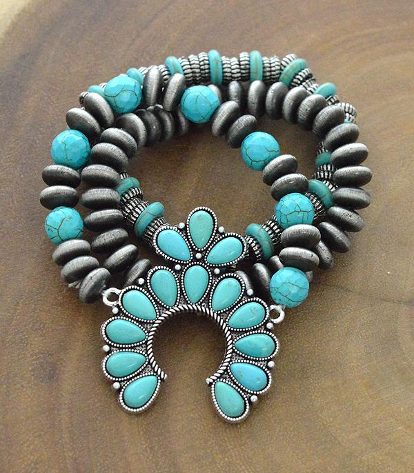 Squash Blossom 3 PC Bracelet Set